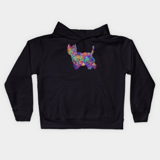 westie dog Kids Hoodie